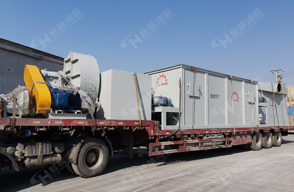 桂林鴻程HC大型氫氧化鈣生產線(15噸小時)到達華北地區客戶現場 桂林鴻程HC大型氫氧化鈣生產線(15噸小時)到達華北地區客戶現場